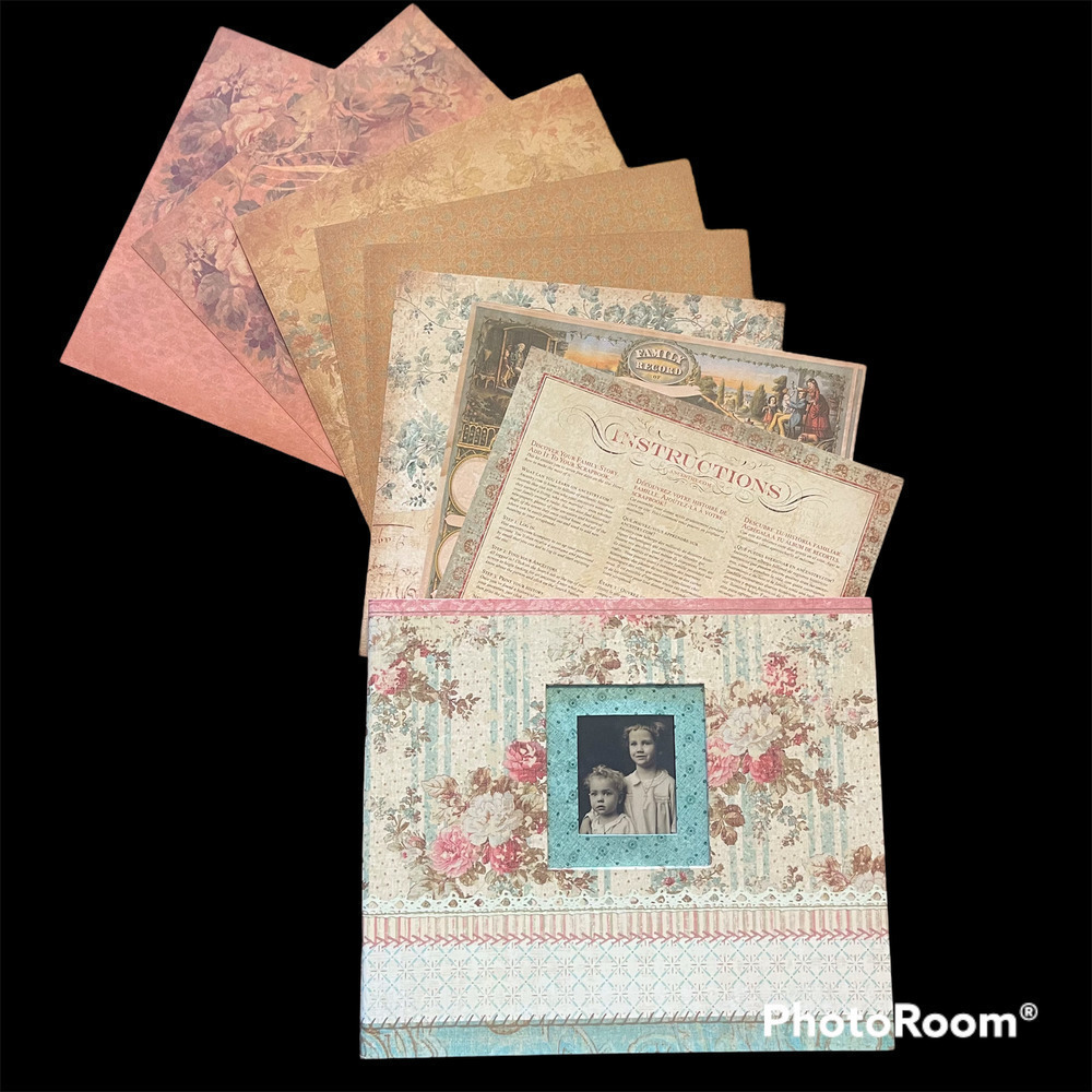 K&Co. Scrapbooking Family Ancestry Album 8.5"x 8.5"